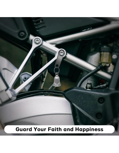 Campana de Suerte Guardian Ángel para Motocicleta con Accesorios