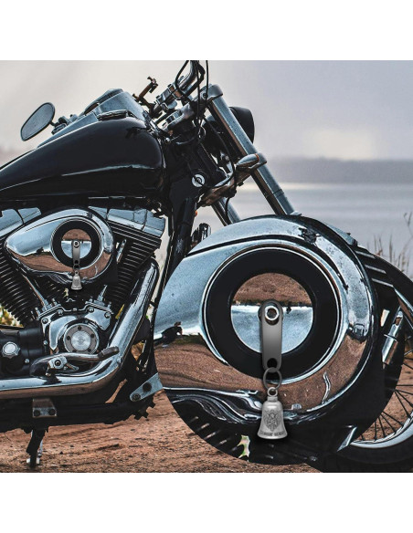 Campana de Suerte Guardian Ángel para Motocicleta con Accesorios