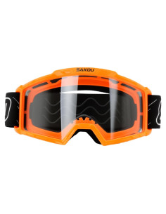 Gafas de Motocross Antivaho para Niños 3-12 Años Naranja