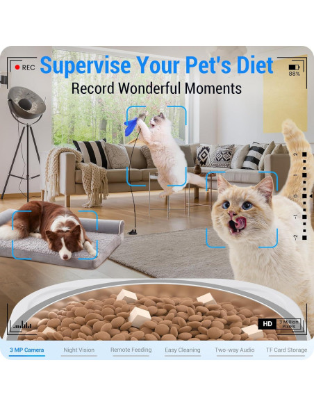 Comedero Automático Frienhund 7L con Cámara y WiFi 5G Comedero Automático Frienhund 7L con Cámara y WiFi 5G