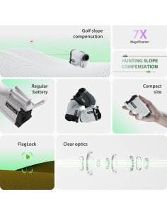 Medidor de Distancia Láser Gogogo Sport Vpro GS24 1097 m 2