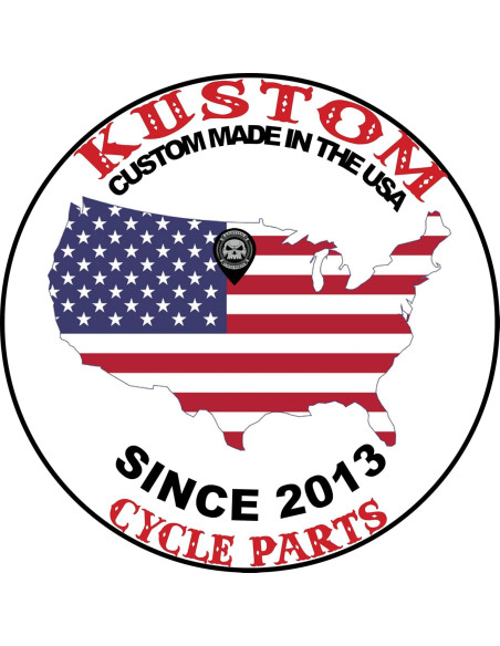 Campana de Guardia Motocicleta Kustom Cycle Parts KCP-BELL Plateada