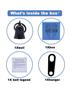 Campana de Moto AilRabbit 768472182753 Doble Cara Negra 2