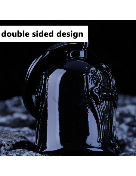 Campana de Moto AilRabbit 768472182753 Doble Cara Negra