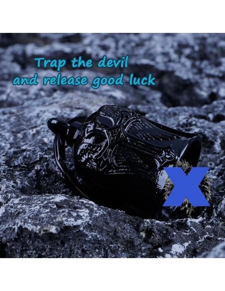 Campana de Moto AilRabbit 768472182753 Doble Cara Negra