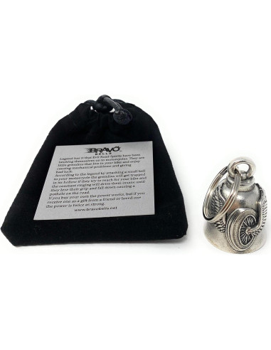Campana Bravo Bells para Motocicleta - Repelente de Gremlins