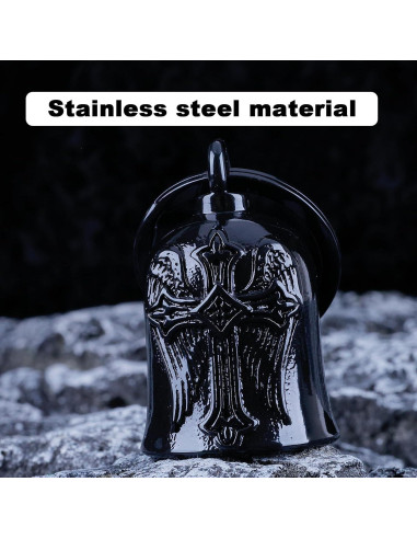 Campana de Moto AilRabbit 768472182753 Doble Cara Negra