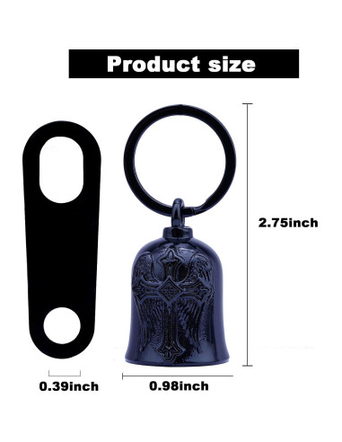 Campana de Moto AilRabbit 768472182753 Doble Cara Negra