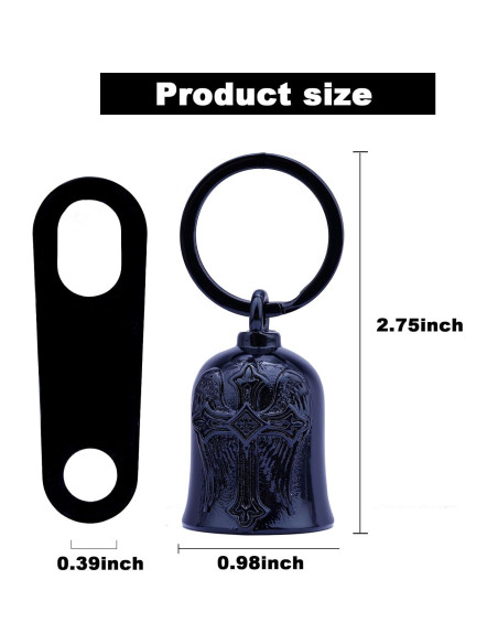 Campana de Moto AilRabbit 768472182753 Doble Cara Negra