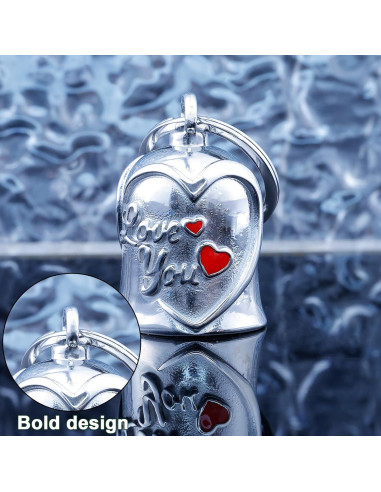 Campana de Motocicleta CYZBTBl 3D de Acero Inoxidable Plata