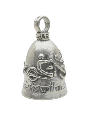 Campana de la Suerte Guardian de Estaño Hecha a Mano - Regalo