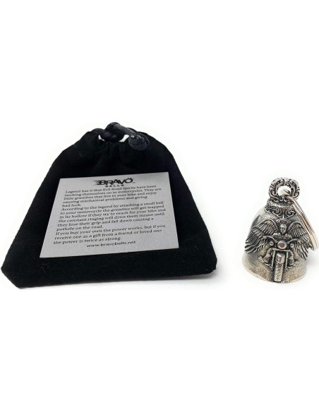 Campana de Suerte Bravo Bells para Motociclistas - Hecho en EE. UU.
