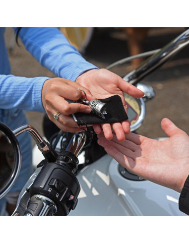 Campana de la Suerte Guardian de Estaño Hecha a Mano - Regalo