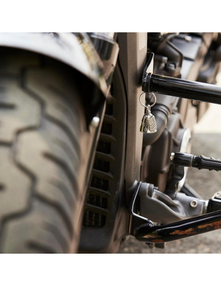 Campana de la Suerte Guardian de Estaño Hecha a Mano - Regalo