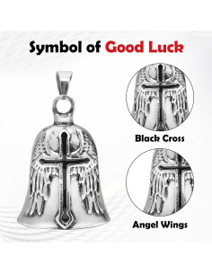 Campana de Motocicleta Ángel Guardián Solaradgy con Accesorios 2