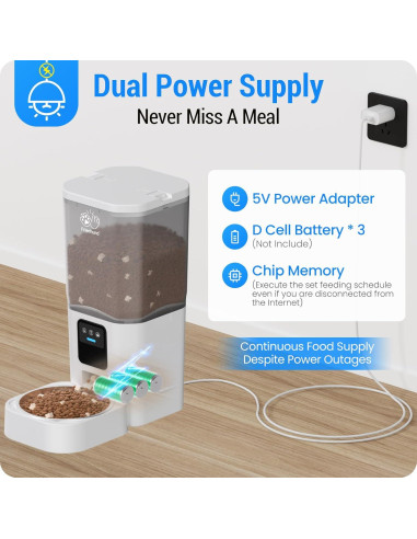 Comedero Automático Frienhund 7L con Cámara y WiFi 5G