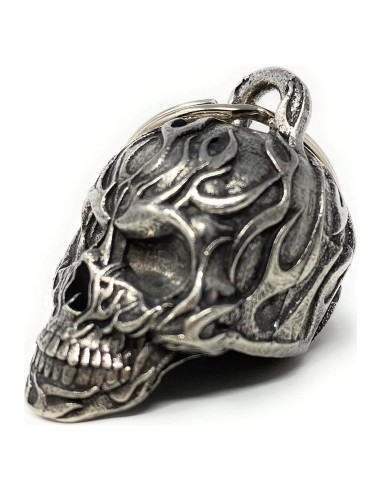 Campana de Motocicleta Bravo Bells Calavera BB-53 - Buena Suerte