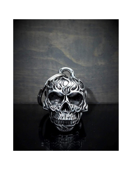 Campana de Motocicleta Bravo Bells Calavera BB-53 - Buena Suerte