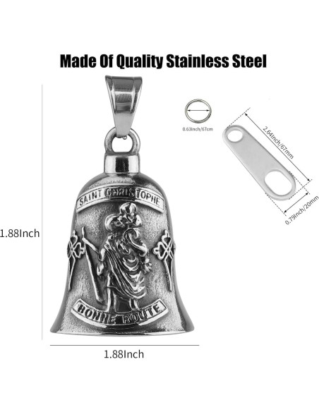 Campana de Motocicleta CTZSR Ángel Guardián - Accesorios de Suerte