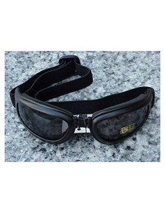 Gafas de Motocicleta Plegables UV400 Negras i5 para Harley