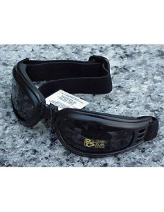 Gafas de Motocicleta Plegables UV400 Negras i5 para Harley 2