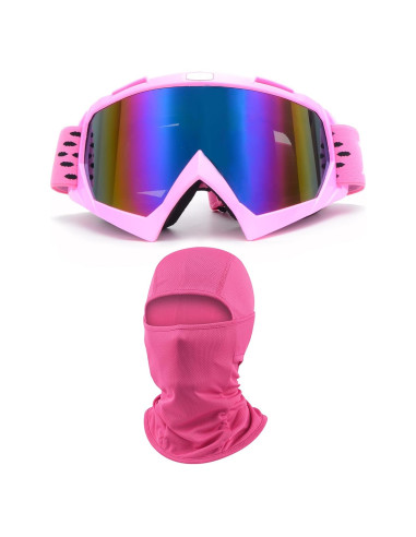Gafas de ATV y máscara de balaclava ZJNUO para unisex