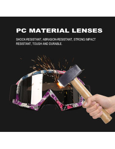 Gafas de Esquí y Motocross Immoono OTG Anti UV para Mujeres 2