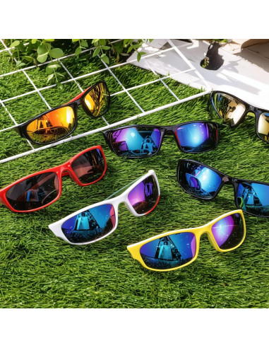 Gafas de Sol Deportivas Polarizadas Leumoi 18 Pares Unisex