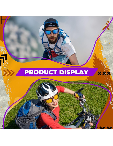 Gafas de Sol Deportivas Polarizadas Leumoi 18 Pares Unisex