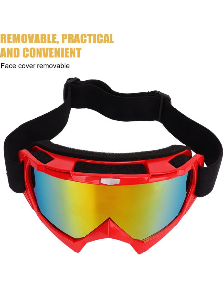 Gafas de Ciclismo HERCHR con Cubierta Facial A Prueba de Viento