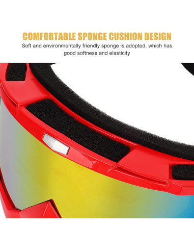 Gafas de Ciclismo HERCHR con Cubierta Facial A Prueba de Viento