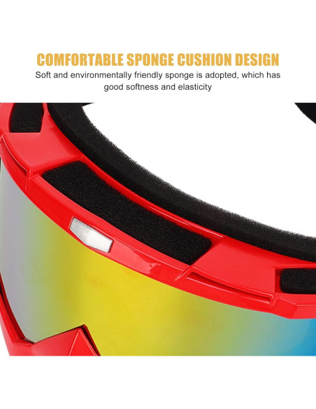 Gafas de Ciclismo HERCHR con Cubierta Facial A Prueba de Viento