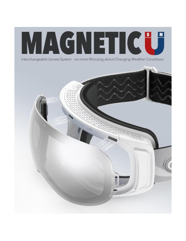 Gafas de Esquí Findway OTG Unisex con Lente Intercambiable