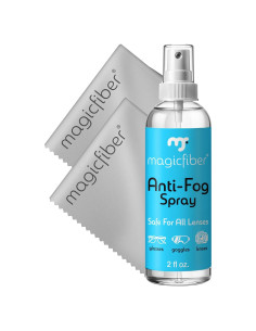 Kit de limpieza MagicFiber con spray antiempañante y paños