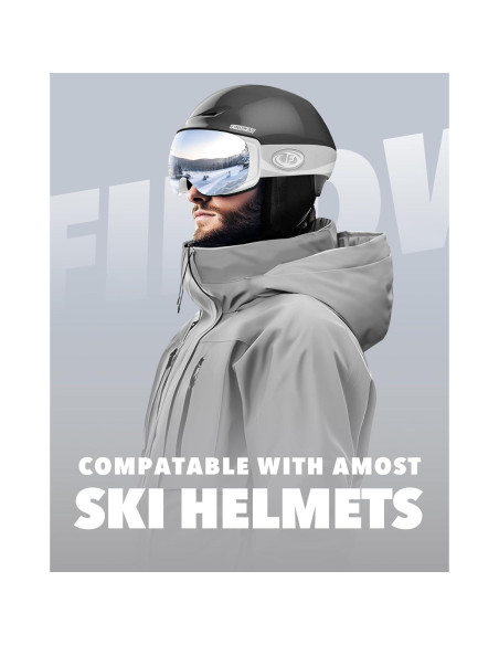 Gafas de Esquí Findway OTG Unisex con Lente Intercambiable