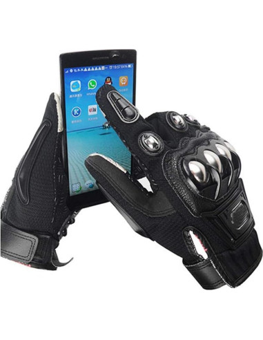 Guantes de Seguridad para Motocicleta Oubaiya JK-10C Mediano Negro