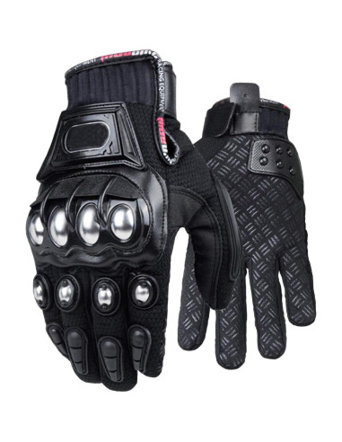 Guantes de Seguridad para Motocicleta Oubaiya JK-10C Mediano Negro