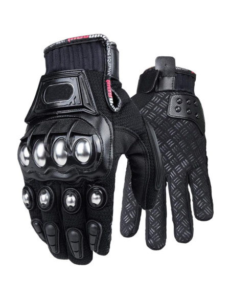 Guantes de Seguridad para Motocicleta Oubaiya JK-10C Mediano Negro