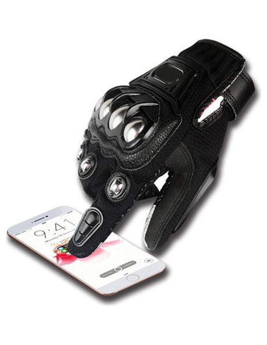 Guantes de Seguridad para Motocicleta Oubaiya JK-10C Mediano Negro