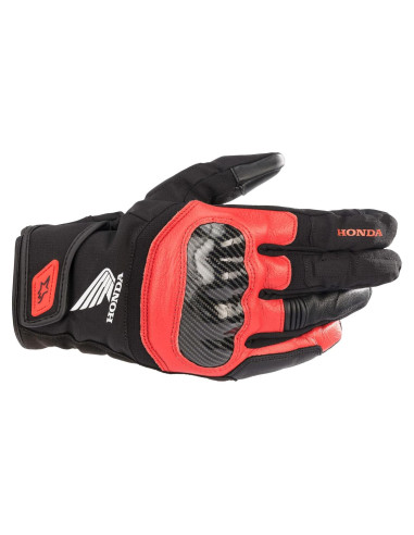 Guantes de Ciclismo Alpinestars Honda SMX Z Drystar L Negro/Rojo