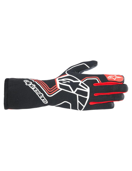 Guante de Conducción Alpinestars Tech-1 Race V4 Grande Negro/Rojo