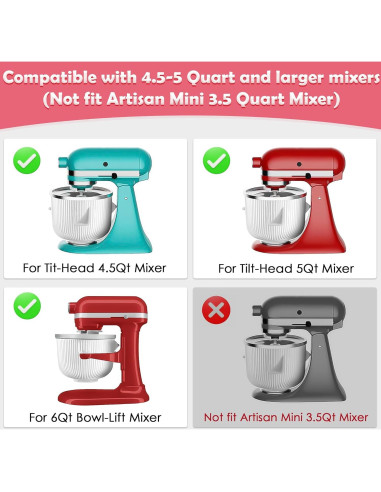 Accesorio Hacedor de Helados GOATMOOD para Batidora Kitchenaid