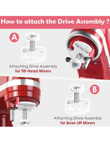 Accesorio Hacedor de Helados GOATMOOD para Batidora Kitchenaid