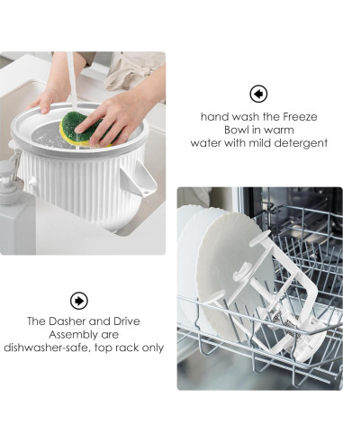 Accesorio Hacedor de Helados GOATMOOD para Batidora Kitchenaid