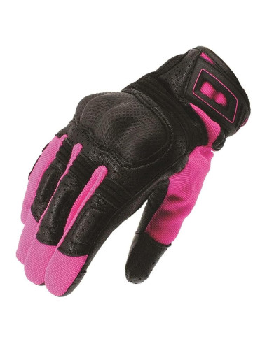 Guantes de Moto Joe Rocket Turbulento Mujer Negro/Rosa S