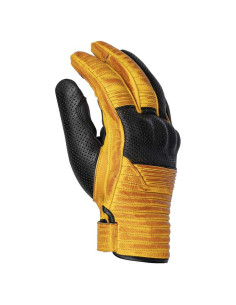 Guantes de Moto Cortech Bully Hombre Cuero 2X Grande Negro/Oro