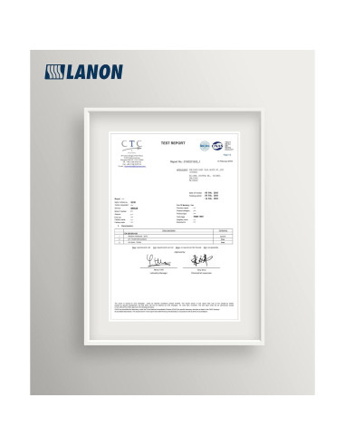 Guantes Químicos de PVC LANON U100 - 3 Pares XXL Antideslizantes