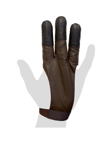 Guantes Protectores Damascus para Hombre, Tiro Militar, Marrón