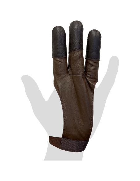 Guantes Protectores Damascus para Hombre, Tiro Militar, Marrón