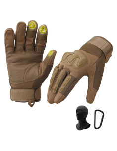 Guantes Tácticos ZAIXIA X-Large Marrón con Pantalla Táctil